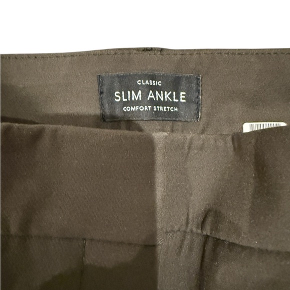 💜5/$50💜 White House Black Market Classic Slim Dark Khaki Ankle Pants - Picture 6 of 11